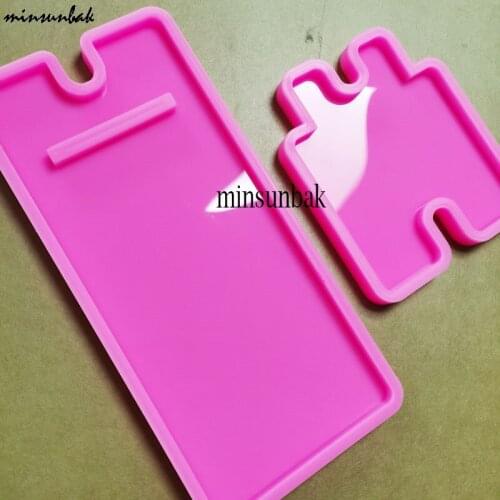 Minsunbak Shining Cell Phone Holder Mold Phone Stand Mold Silicone Mold