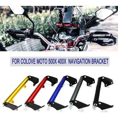 For Colove KY MOTO KY500X KY400X Motorcycle Navigation Bracket Mount Smartphone GPS Holder 500X 400X