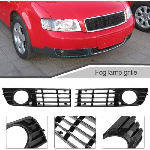 Left Right Front Bumper Lower Fog Light Grille Cover for Audi A4 B6 02-05 8E0807681 Car Styling Car Foglight Grill Grille