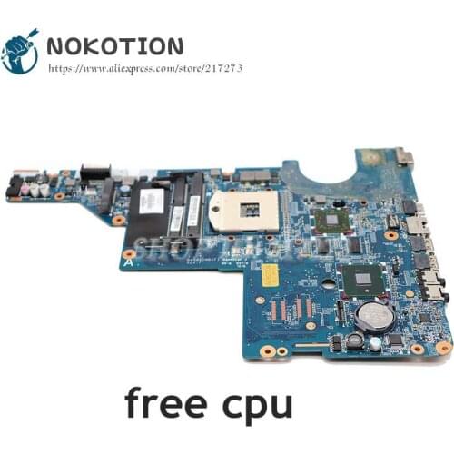 NOKOTION 615578-001 595183-001 DA0AX1MB6H0 For HP Pavilion CQ42 G62 Laptop Motherboard HM55 DDR3 HD5470 Video card