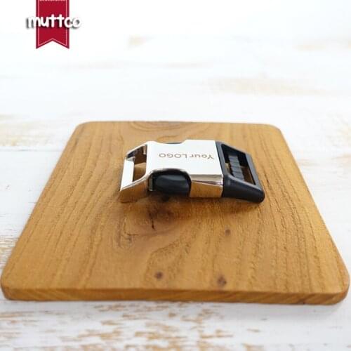 Metal pair buckles for 25mm DIY sewing accessory buckle，We provide laser engraving service customize LOGO