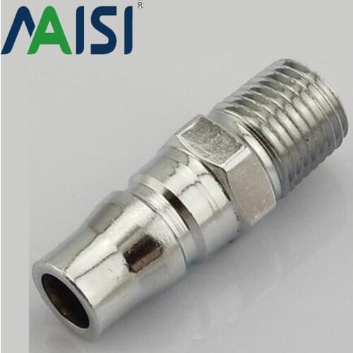 New 5Pcs/Lot PM-20 G1/4 Pneumatic Air Quick Coupler Socket Connector PM20 1/4"BSPP male thread