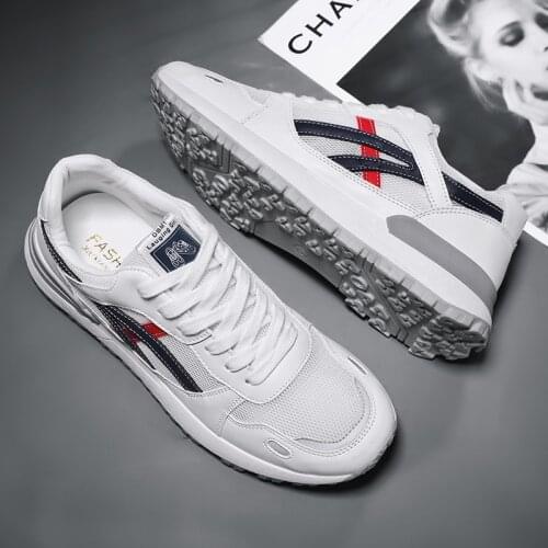 QZHSMY Men's White Sneakers