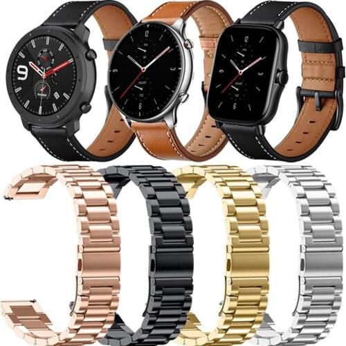 Watchband For Xiaomi Amazfit GTS 2 Mini 2e Bip U Pro S Bracelet Strap For Huami Amazfit GTR 2 47mm Stratos Watch Band 20mm 22mm