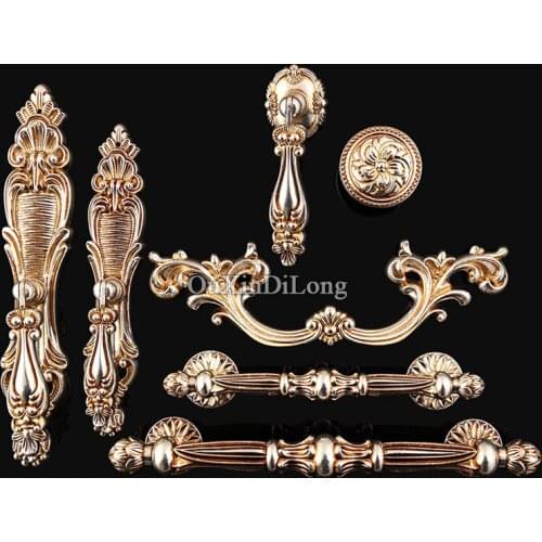 High Quality 10PCS Retro Door Handles European Antique Furniture Handles Cupboard Drawer Pulls Kitchen Cabinet Handles & Knobs