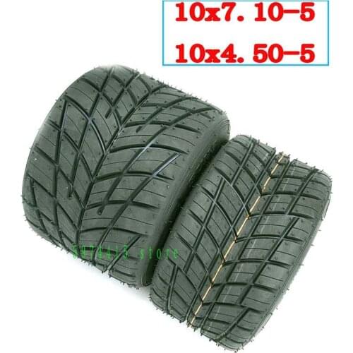 Go Kart Tire 10x4.50-5 11x7.10-5 Vacuum Tire Off Road Competitive Go Kart Front And Rear, Rain Proof Tire