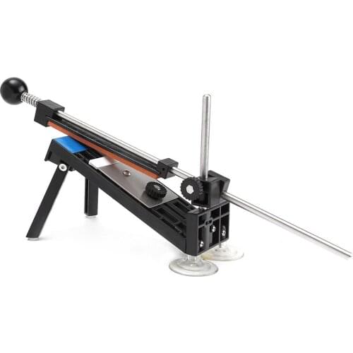 Kitchen Cutter Sharpener Sharpening System Fix-angle Tool with 4 Stones+Cleaning Cloth+Manual