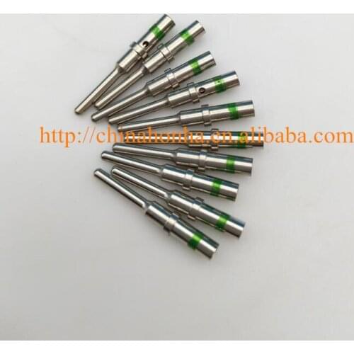 DT series male female 14AWG solid terminals with green strip automotive terminal 0462-209-16141 0460-215- 16141 for Deutsch