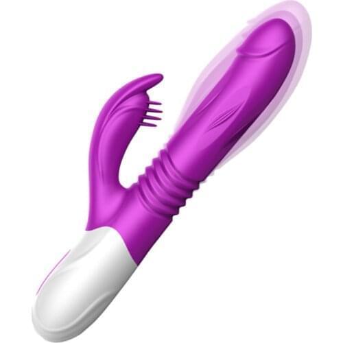 G Spot Rabbit Vibrator Dildo Telescopic Enlarge Adult Erotic Toys High Quality Sex Machine Vibrator Sex Toys For Women Sex toys