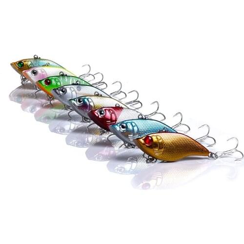 1PCS 5Cm 15G Crank Fishing Lure Wobbler Floating Artificial Plastic Hard Bait Trout Crankbait Bass Pike Japan Fishing Tackle