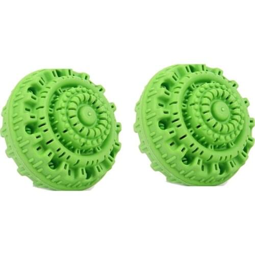 2Pcs Laundry Balls for Washing Machine ic Wash Laundry Balls Reusable Eco Bathroom Laundry Flip Cleaning Tools