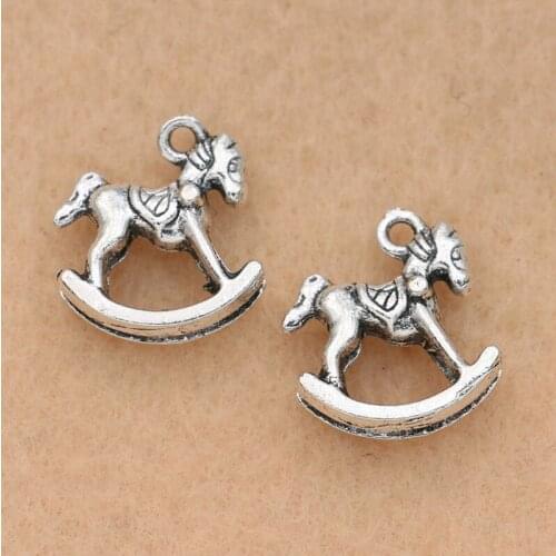 5pcs Tibetan Silver Plated Trojans Charm Pendants Jewelry Making Bracelet Charms Handmade Jewelry Diy Accessories 15x13mm