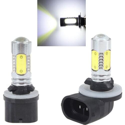 7.5W 880 5 COB White Fog LED Light Side Marker Brake Signal Lamp DRL Bulb Auto Car 881 H27W2 PG13 892