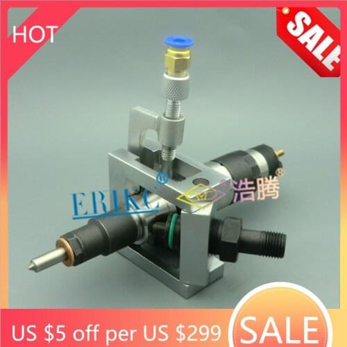 ERIKC Auto Common Rail Injector Clamping Tool Universal Grippers Diesel Oil return Device E1024004 for Bosch series Injectors