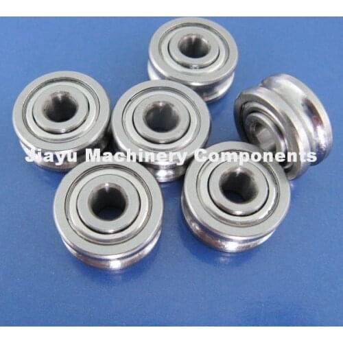 Free Shipping 10 PCS LFR50/5-4 KDD Bearings R50/5-4 ZZ U Groove Track Roller Bearings LFR50/5-4-2Z R50/5-4-2Z
