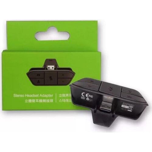 Free Shipping Universal 3.5mm Audio Jack Stereo Headset Adapter For Xbox One Wireless Controller Handle Sound Enhancer