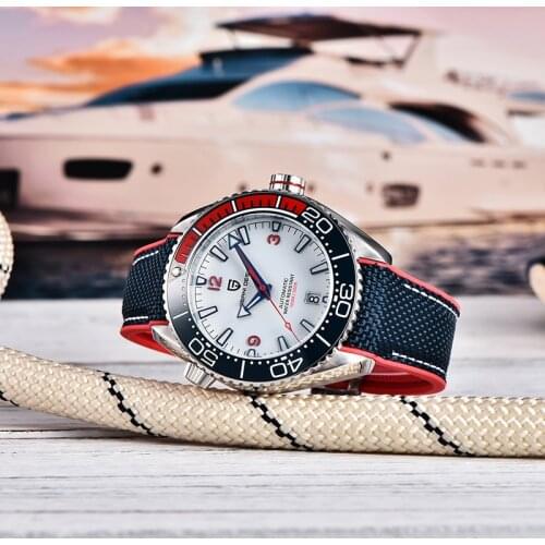 PAGANI DESIGN Brand Mens Mechanical Watch NH35 Luxury Sapphire Crystal 100M Waterproof Automatic Watch Mens Relogio Masculino