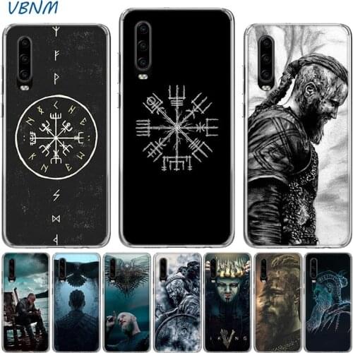 Ragnar Lothbrok Vikings Case For Huawei P40 P30 P20 Mate 40 30 20 10 P10 Pro+ lite P Smart 2020 Z Plus + 2019 2018