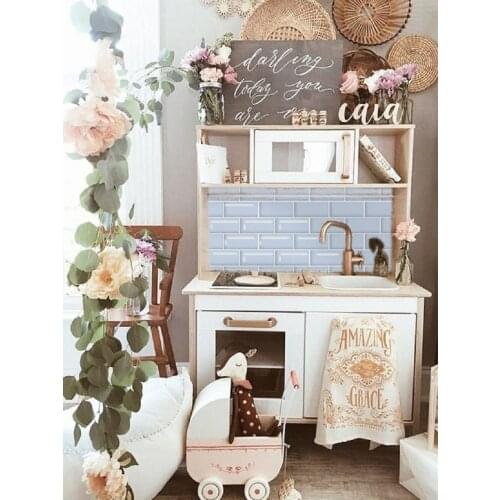 Funlife® Twilight 3D Epoxy Stickers Kitchen Bathroom Recreational Vehicle Tile Stickers Waterproof Peel & Stick Wall Stickers