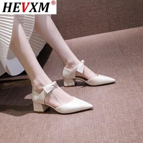 HEVXM 2021 Lady Shoes Faux Suede High Heels Women Boat Zapatos Mujer Heels Women Shoes for Women Sandals