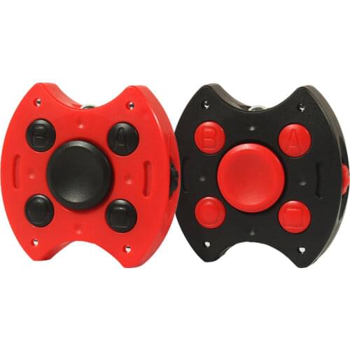 Boys Hand Spinne 2 In 1 Infinite Plastic Stress Relief Gamepad Finger Spinner Toy Fidgeting Toys For Children Kids