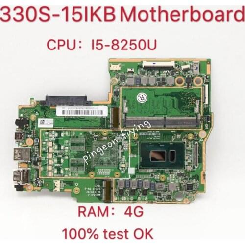 Placa-mãe 330s-15ikb para ideapad 81f5 81jn 330s-kbl-mb-v06 p/n: 431204222020 fru 5b20s71224 5b20r07402 CPU i5-8250u 4g test ok