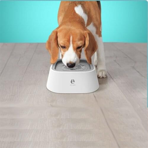 Cat Bowl Without Spill Pet Bowl Floating Non-Wetting Mouth Drinking Water Dispenser Anti-Overflow Slow Water Feeder Dog Bowl