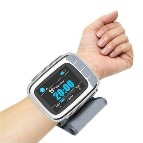 LLLT Physical Therapy Wrist Watch Diabetes Rhinitis Acupoint Cold Laser Treatment Medical PhysiotherapyDevice