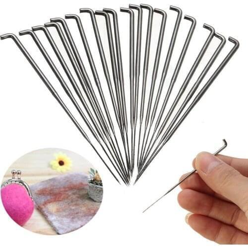 New 30Pcs/Set Mixed Felting Needles Wool Felt Tools with Bottle S,M,L Each Size 10pcs Felt DIY Sewing Package