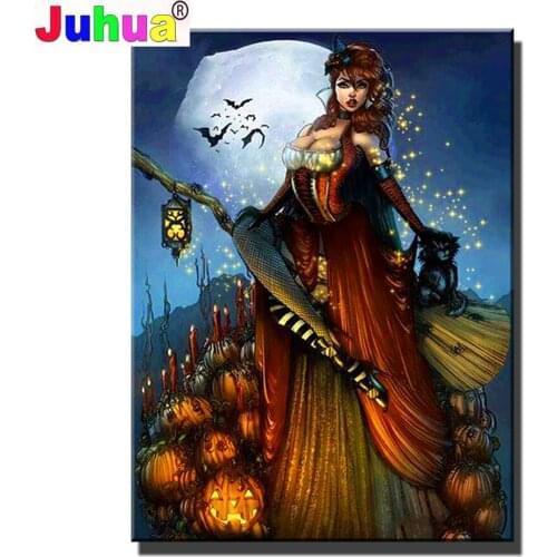 Full Square/Round Drill Round Fantasy art angels,Dark Vampire Mosaic Diamond Embroidery Diamond Painting Cross Stitch Kits