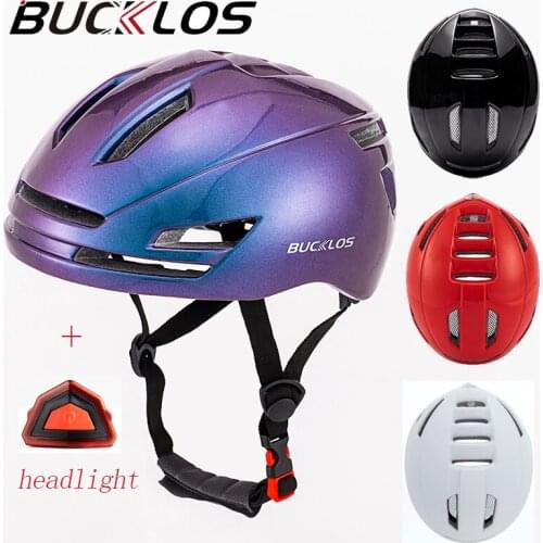 BUCKLOS Road MTB Bike Helmet Ultralight Man Women Bicycle Helmet Integrally-molded Riding Cycling Helmets Bike Equipment