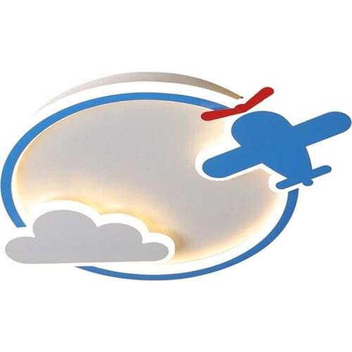 Modern 24W LED Cartoon Bedroom Ceiling Lamp Boys Play Room Aluminum Living Room Acylic Panel Study Room Ceiling Lamp