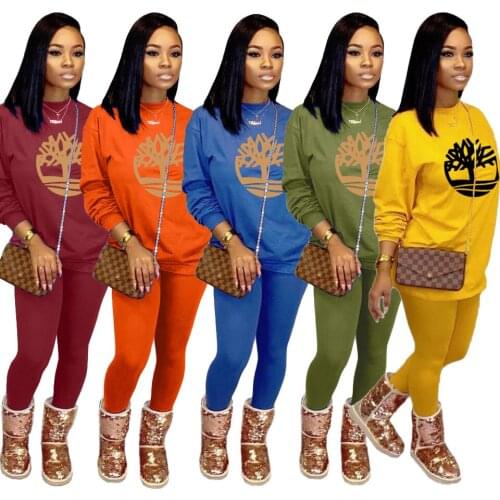 Womens Multi-Color Two-Piece Wide Shoulder Top Loose Matching Sets for Women Joggers Fitness Women Set Outfits for Women