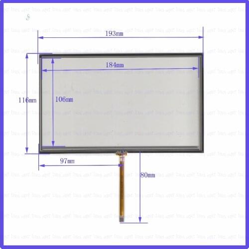 ZhiYuSun Compatible ZCR-1503B 8inch 4 lins Touch Screen For GPS CAR sensor glass thiss compatible Freeshipping