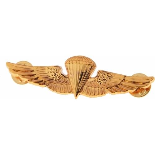 US U.S. NAVY PARACHUTE PARACHUTIST LANDINGS WINGS BADGE