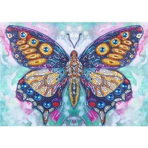 5D Special Diamond Painting Butterfly Embroidery Rhinestone Crystal Cross Stitch DIY Needlework Craft Kit Home Decoration