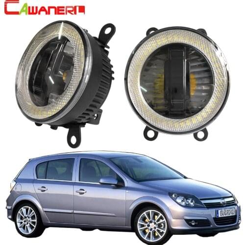 Cawanerl For Opel Astra G H 1998-2010 3in1 Function Car LED Bulb Fog Light Daytime Running Lamp Angel Eye DRL 12V High Bright