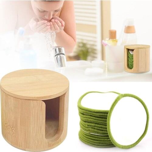 Bamboo Cotton Makeup Remover Pads Reusable Soft Facial Clean Pads Cleaning Lip