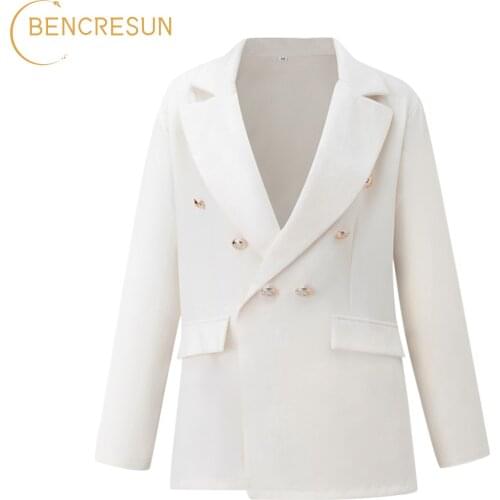 Bencresun Women's Long Blazers