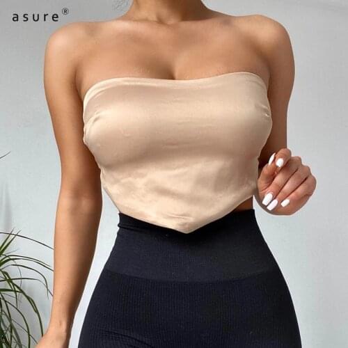 Seamless Sports Bandeau Bra Tube Tops for Girls Bralette Push Up Woman Crop Top Without Straps Binder Chest Sexy Lingerie LH0521