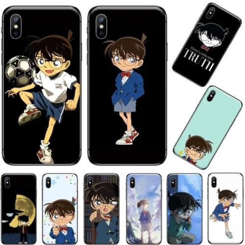 Anime Detective Conan There is only one truth Phone Case for iPhone 11 12 pro XS MAX 8 7 6 6S Plus X 5S SE 2020 XR