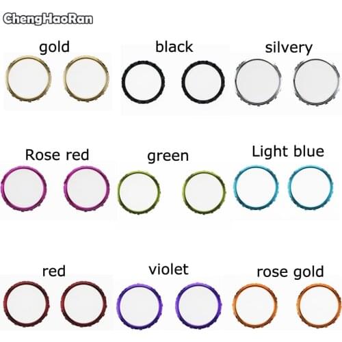 ChengHaoRan For Ps5 decorative ring with electroplating design replacement ring with game style control accessories 2 UDS