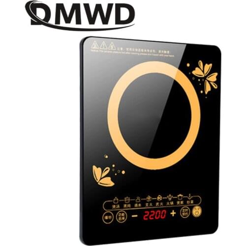 DMWD Electric magnetic induction Cooker Household waterproof panel boiler hot pot cooking stove kitchen stir-fried cooktop EU US