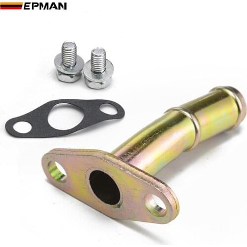 Epman Turbo Oil Drain Return Pipe Line Kit For Garrett Ball Bearing GT25 GT28 K14 K16 Turbochargers EPHBOV1036