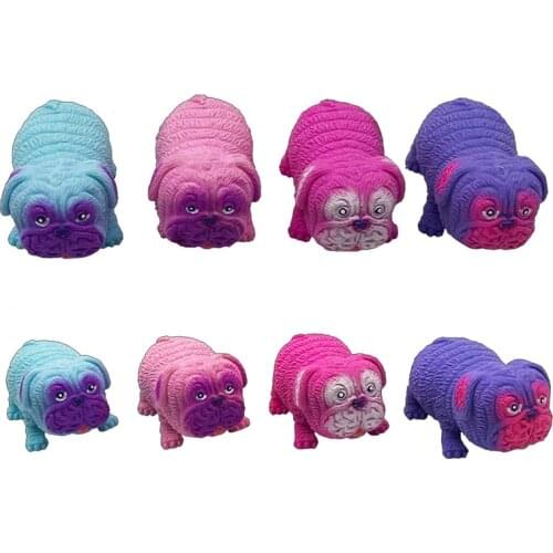 Fidget Sensory Toy Dog Squishy Squeeze Decompression Stress Relief and Anti-Anxiety Toys For Kids Xmas Gifts