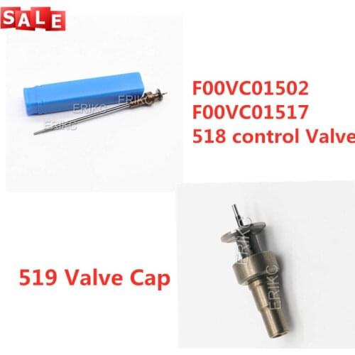 ERIKC F00VC01502 F00VC01517 CR Injector Valve Cap 518 519 for 0445110429 0445110369 0445110382 0445110478 0445110595