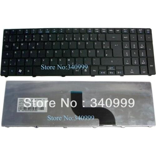 New Keyboard for acer Aspire 5810T 5820 5410 5536 5542 5738 5739 5740 7540 7735 7741 GR German VERSION Black laptop keyboard