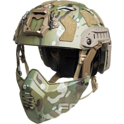 FMA TB1355 SF Mask Half Mask For Tactical Airsoft Fast Tactical SF Helmet