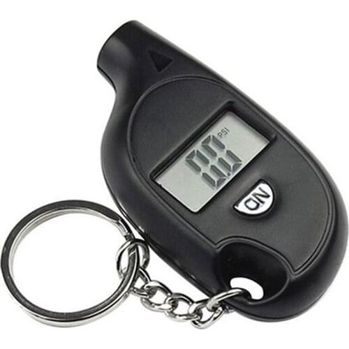 Portable Digital Display Car Tire Pressure Tester 5-150 PSI Auto Tyre Air Meter Gauge Keychain Measuring Tools