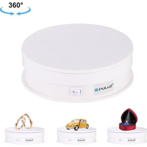 PULUZ 15cm USB Electric Rotating Turntable Display Stand Video Shooting Props Turntable for Photography, Load 15kg